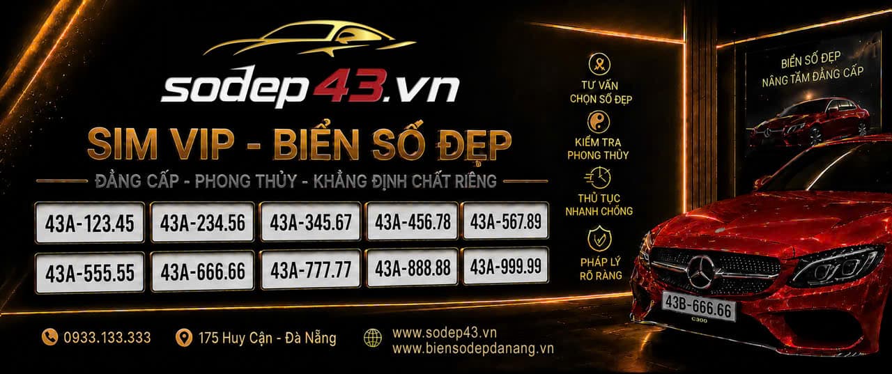 sodep43.vn — Sim VIP & Biển Số Đẹp